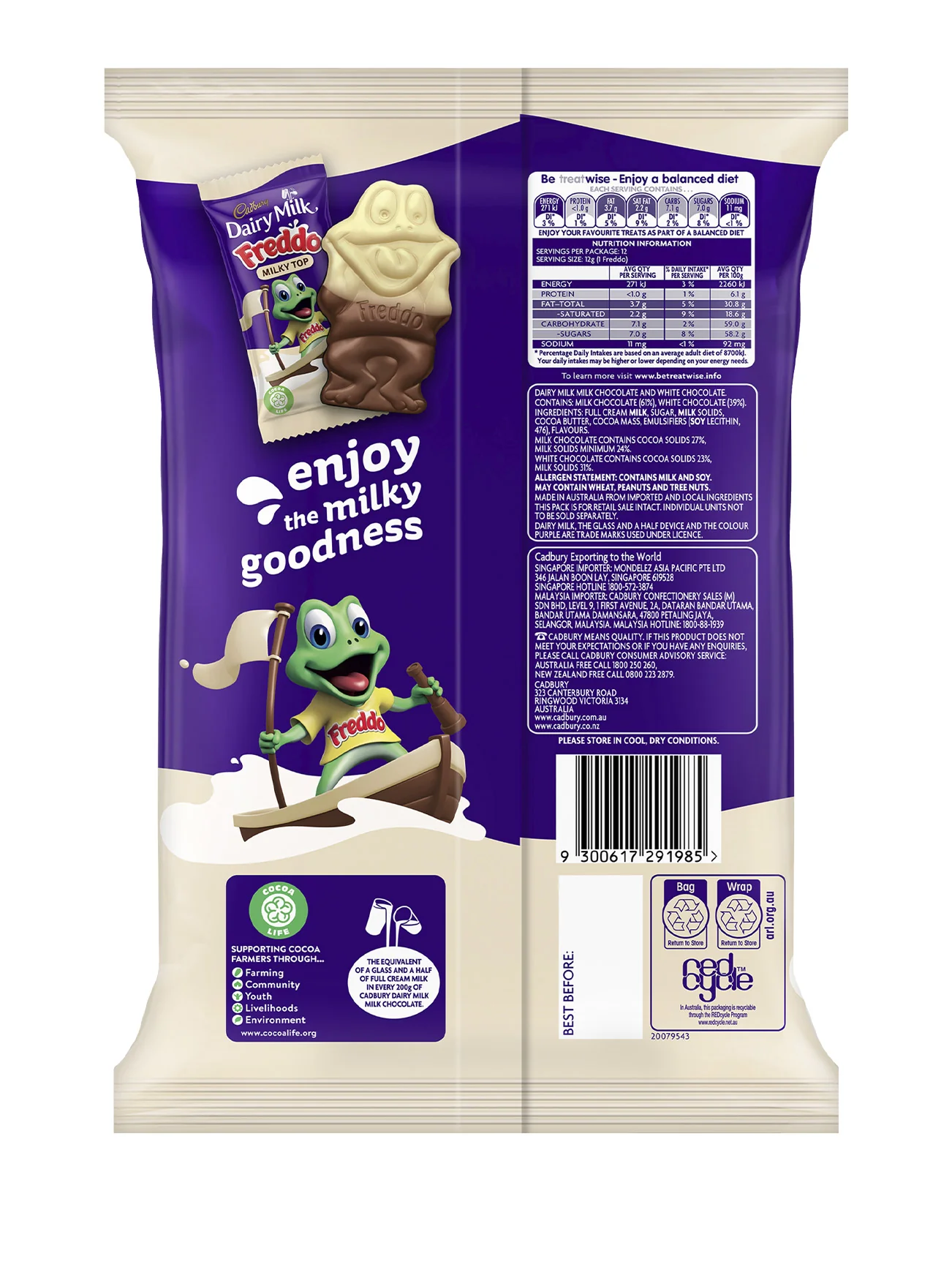 CADBURY FREDDO MILK TOP CHOCOLATE 180G - Image 5